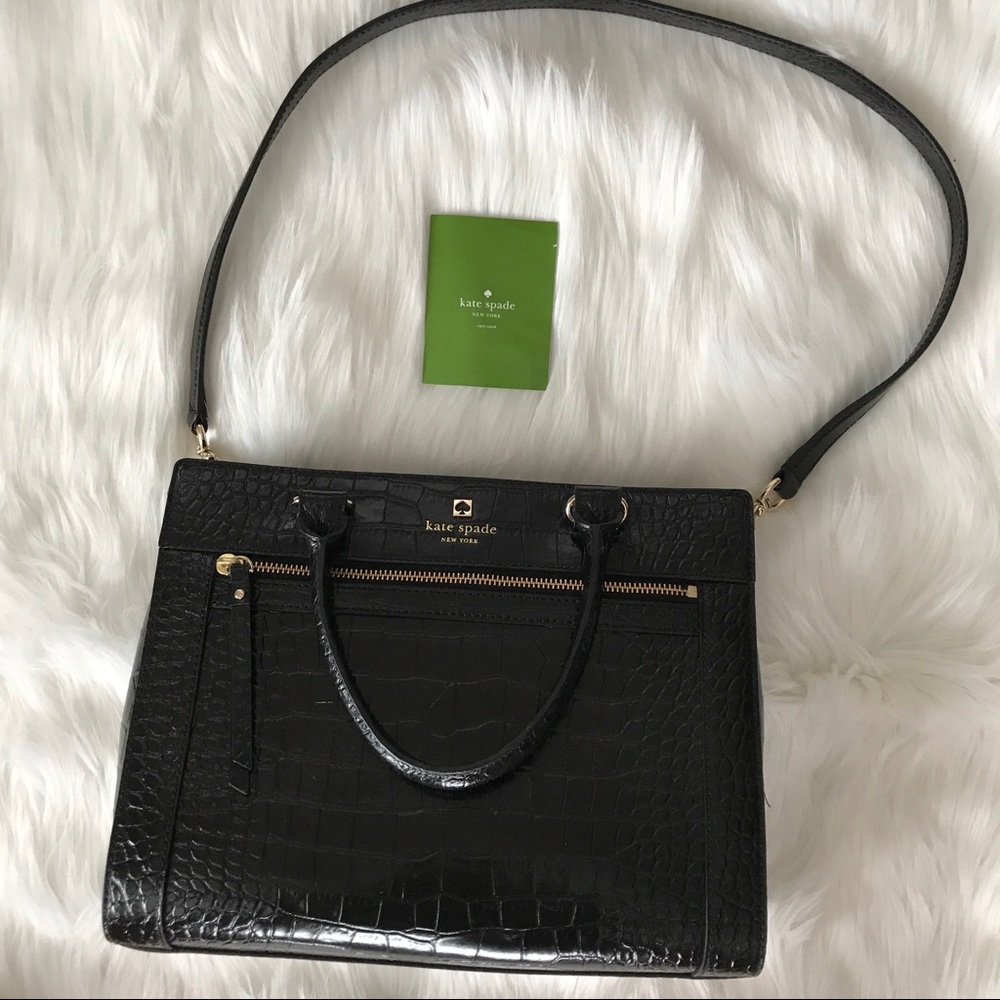 Kate Spade Black Handbag: New Without Tags!